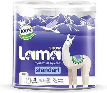 АРТПЛАСТ (СГТ59905) 2 сл х 4 рул - Snow Lama Standart